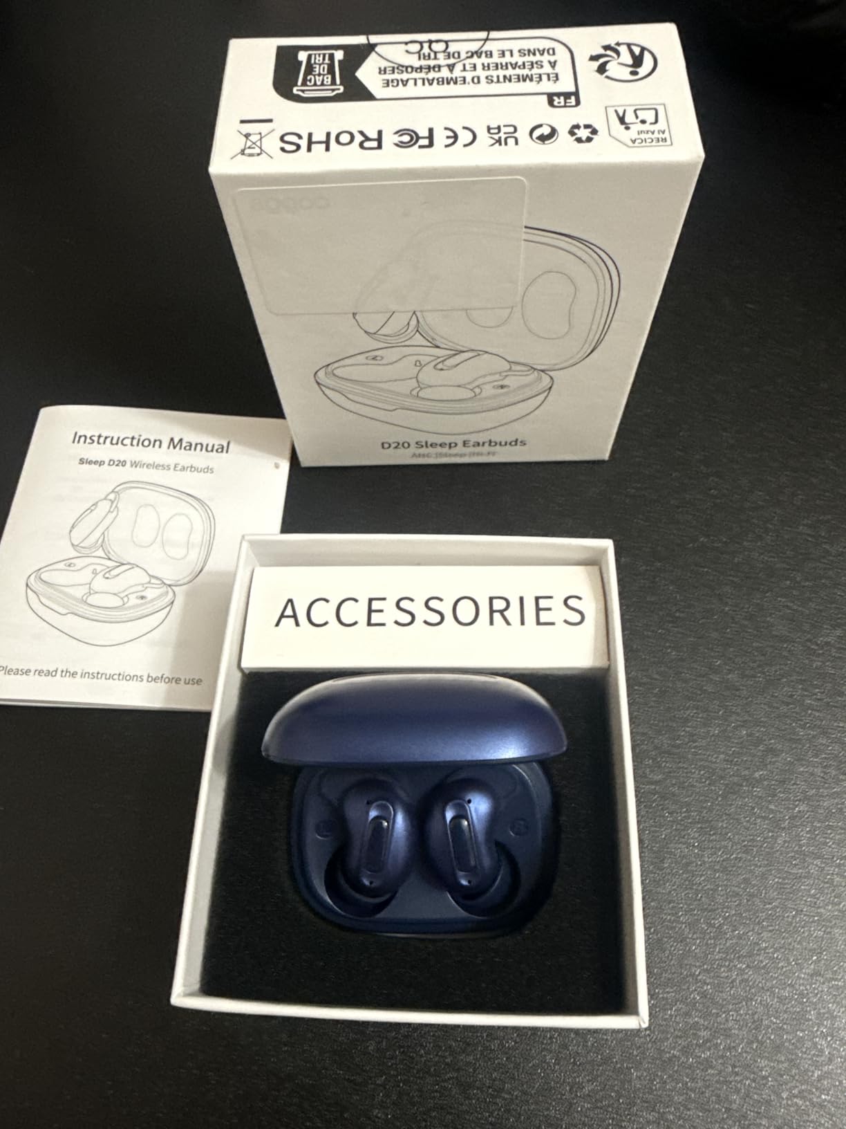 Mini ANC Sleep Earbuds, Wireless Ear Buds Headphones for Side Sleepers | Bluetooth 5.4 Deep Bass Stereo 48H Playtime Ear Buds, 4 ENC Noise Cancelling Mic for Side Sleepers uninterrupted night sleep customer photo 2