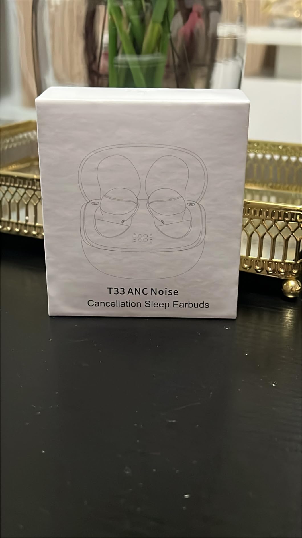 T33 Sleep Earbuds, Bluetooth 6.0 Noise Cancelling Sleep Headphones for Side Sleepers, ANC Up to 98%, Sleep Mode, 48H Playtime, Small Earbuds Comfort Fit for Sleeping, Travel, Work, Gold customer photo 1