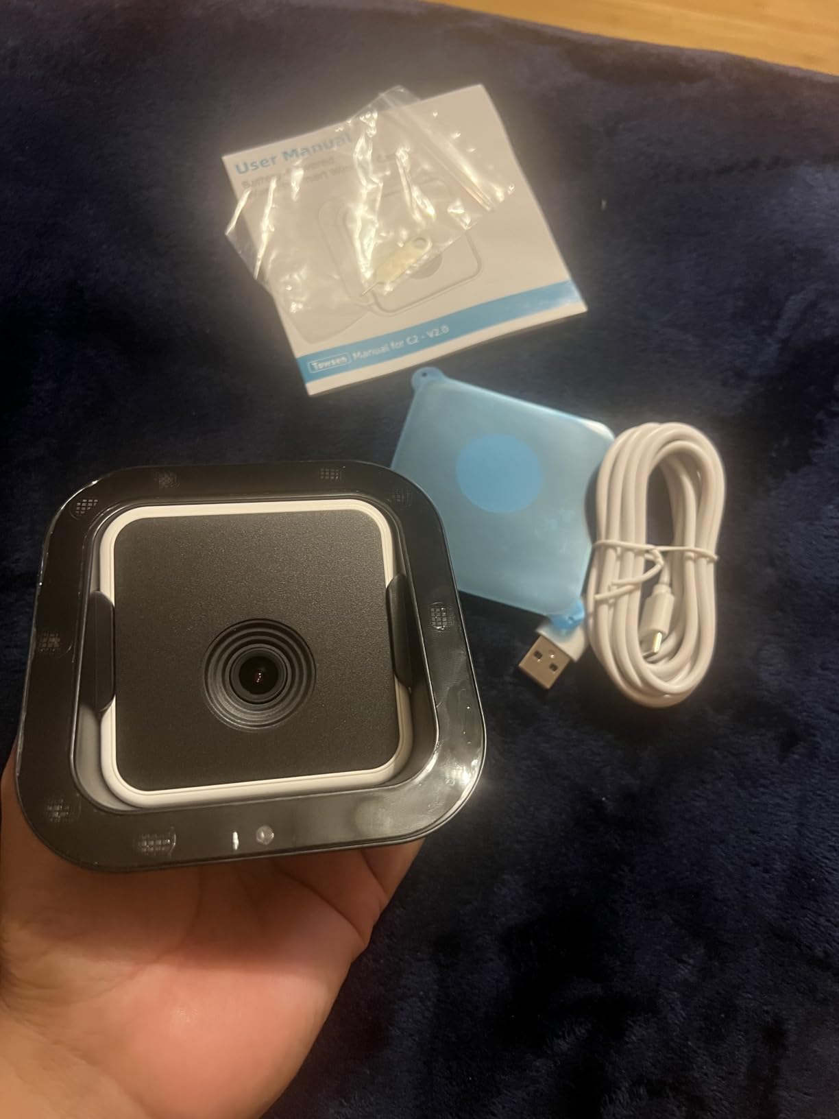 2.5K Wireless Window Camera with 45-Day Battery, 2.4/5G WiFi, 6s Pre-Roll | 100% Wireless: No Wires, No Outlets, No Drilling. 4MP Color Night Vision & Anti-Glare. Magnetic Mount for Rentals & Homes customer photo 1