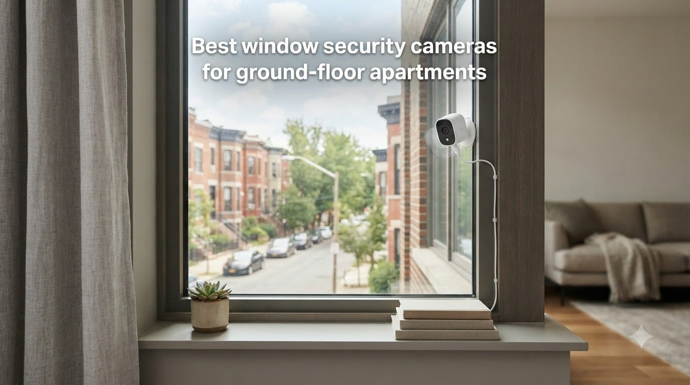 Best window security cameras for ground-floor apartments