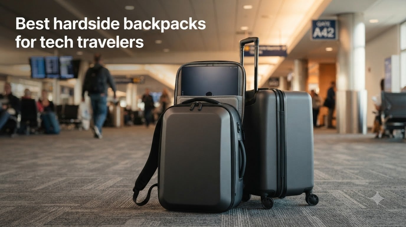 Best hardside backpacks for tech travelers