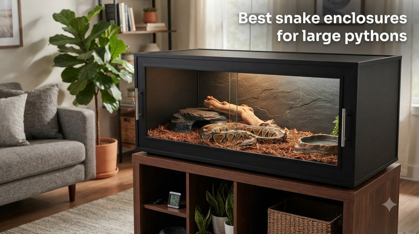 Best snake enclosures for large pythons