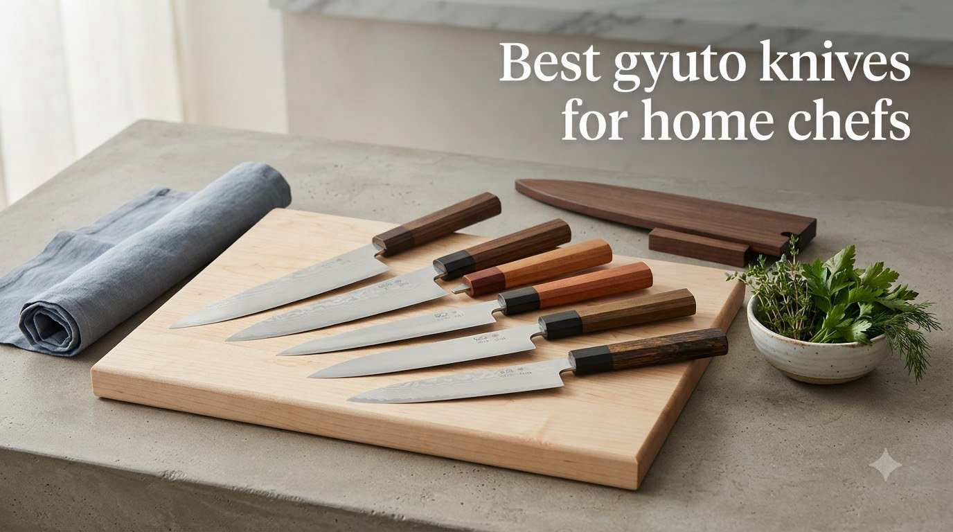 Best gyuto knives for home chefs
