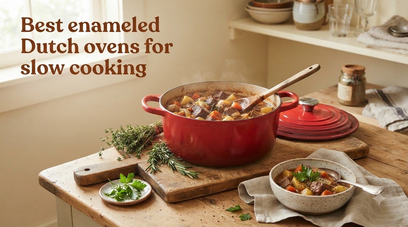 Best enameled Dutch ovens for slow cooking