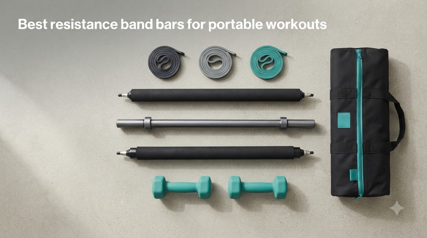 Best resistance band bars for portable workouts