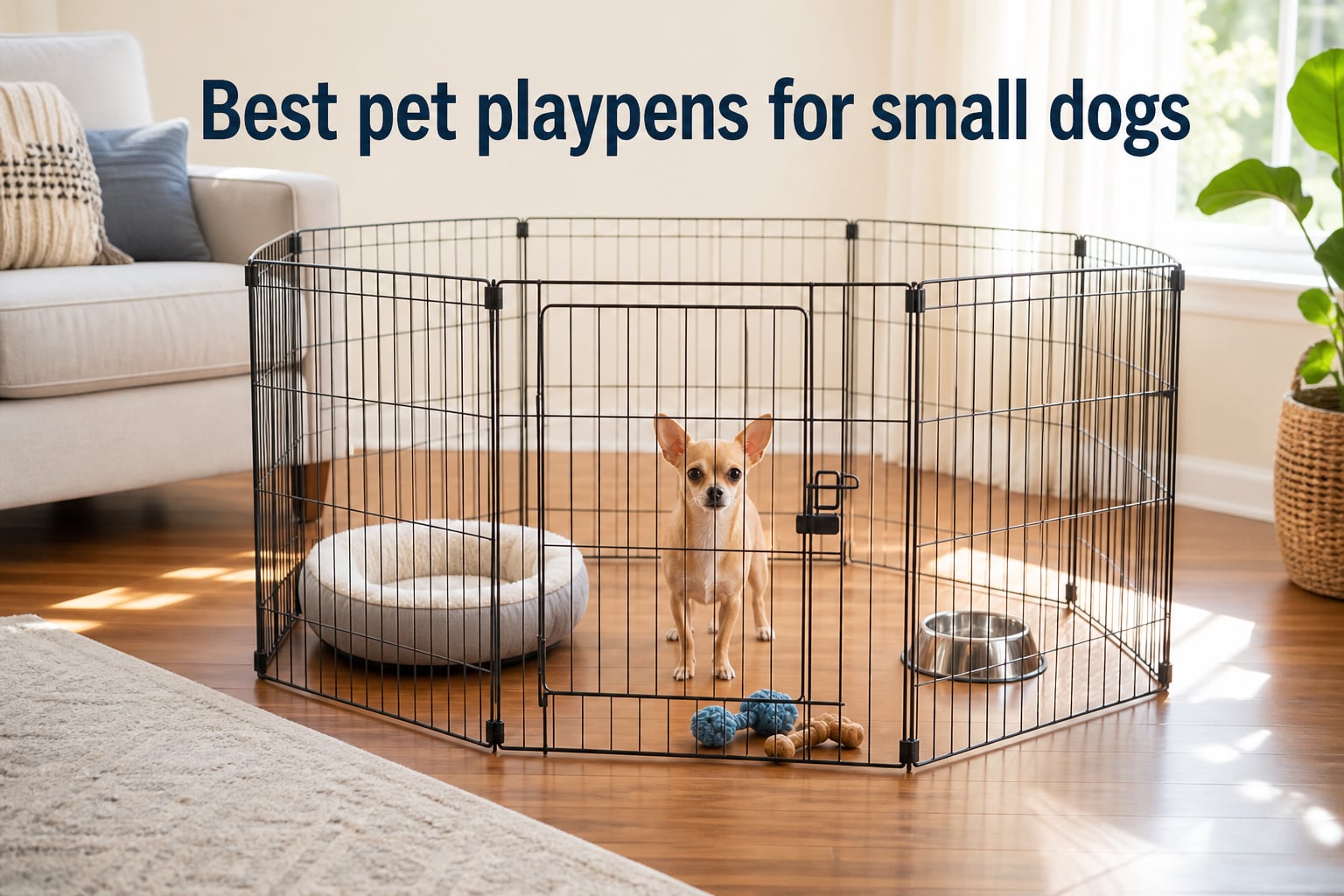 Best pet playpens for small dogs