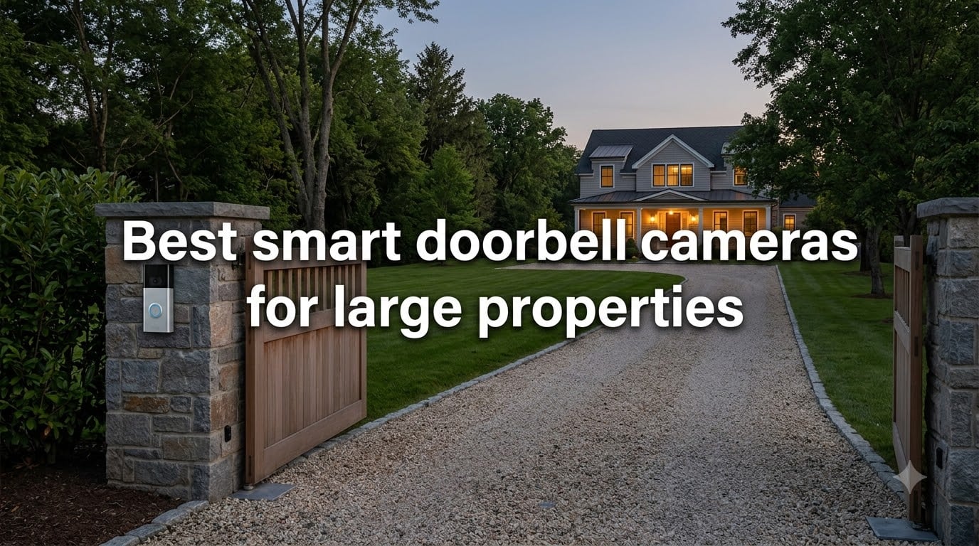 Best smart doorbell cameras for large properties