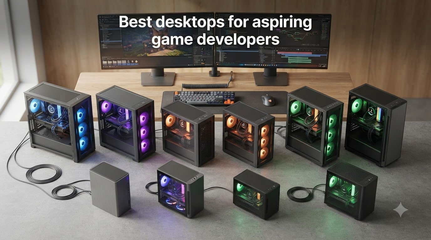 Best desktops for aspiring game developers