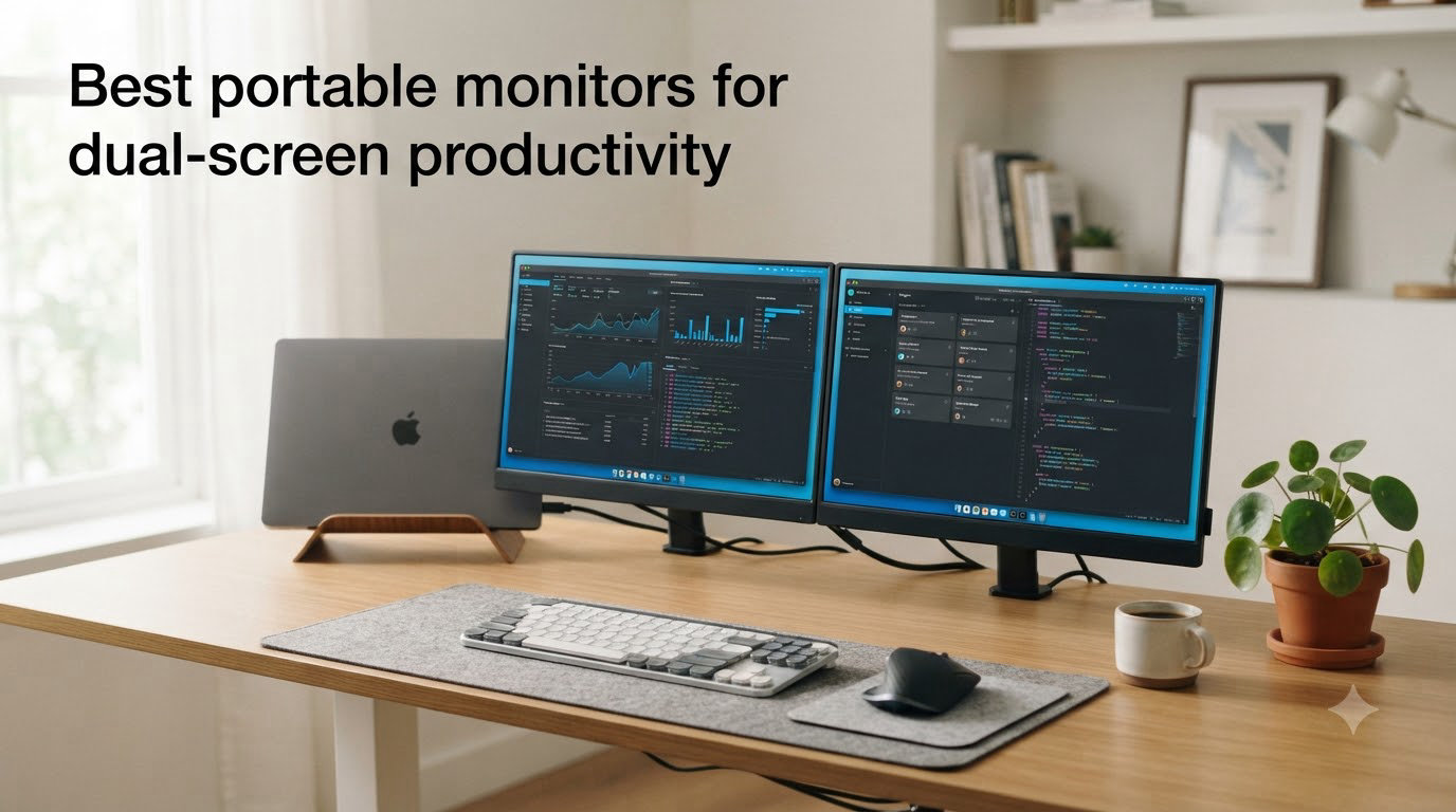Best portable monitors for dual-screen productivity