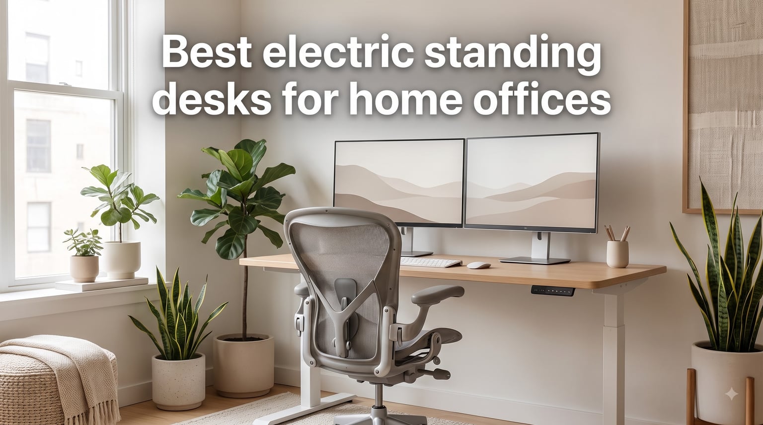 Best electric standing desks for home offices
