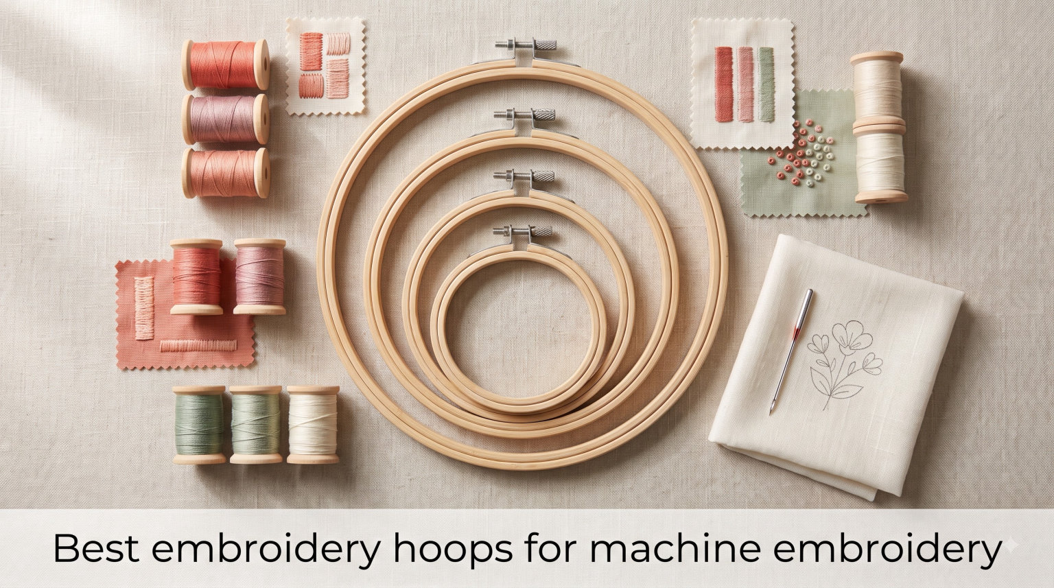 Best embroidery hoops for machine embroidery