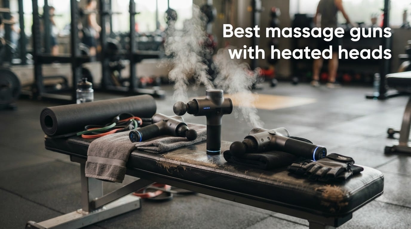 Best massage guns with heated heads