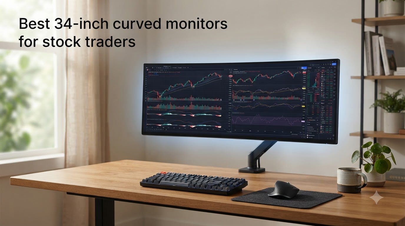Best 34-inch curved monitors for stock traders