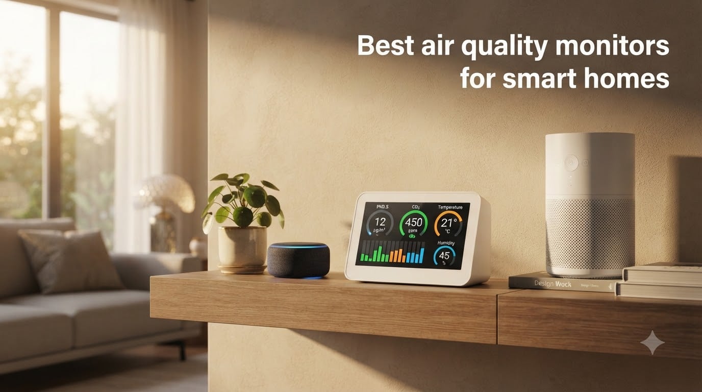 Best air quality monitors for smart homes