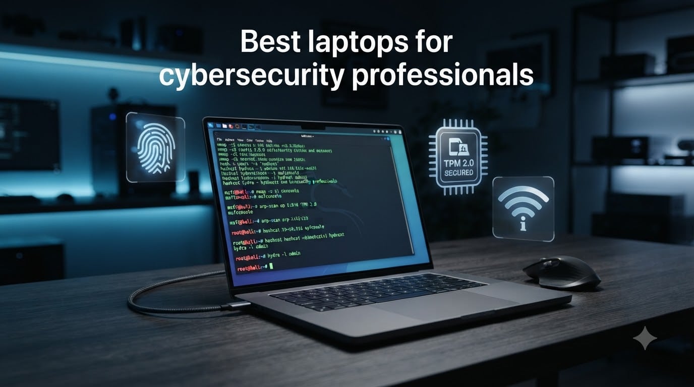 Best laptops for cybersecurity professionals