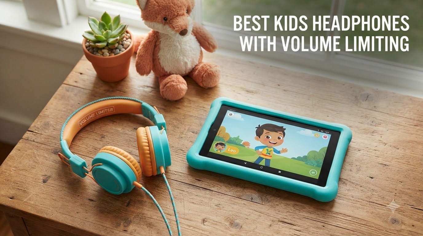 Best kids headphones with volume limiting