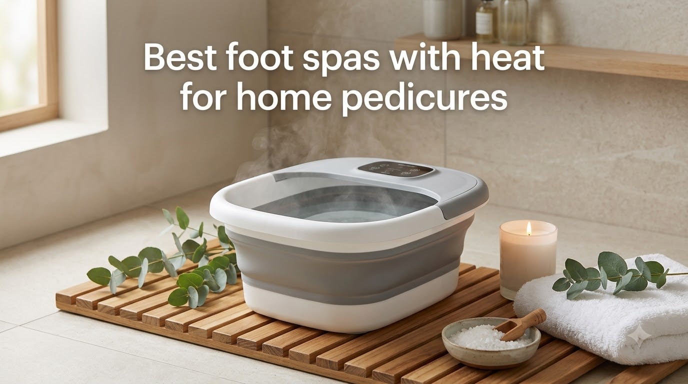 Best foot spas with heat for home pedicures