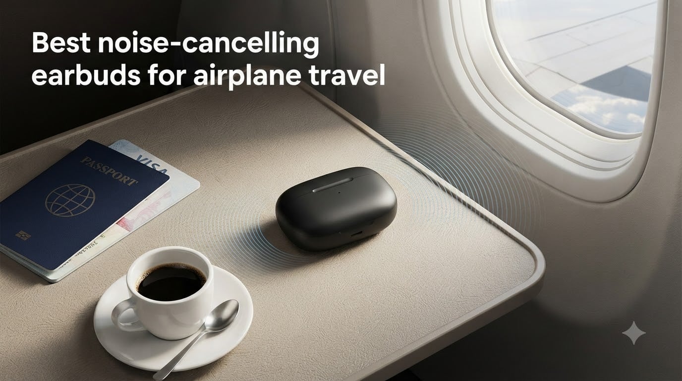 Best noise-cancelling earbuds for airplane travel