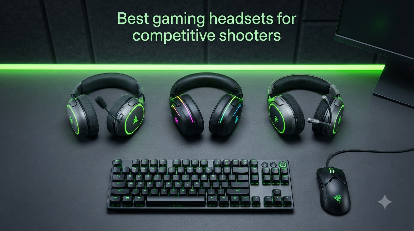 Best gaming headsets for competitive shooters