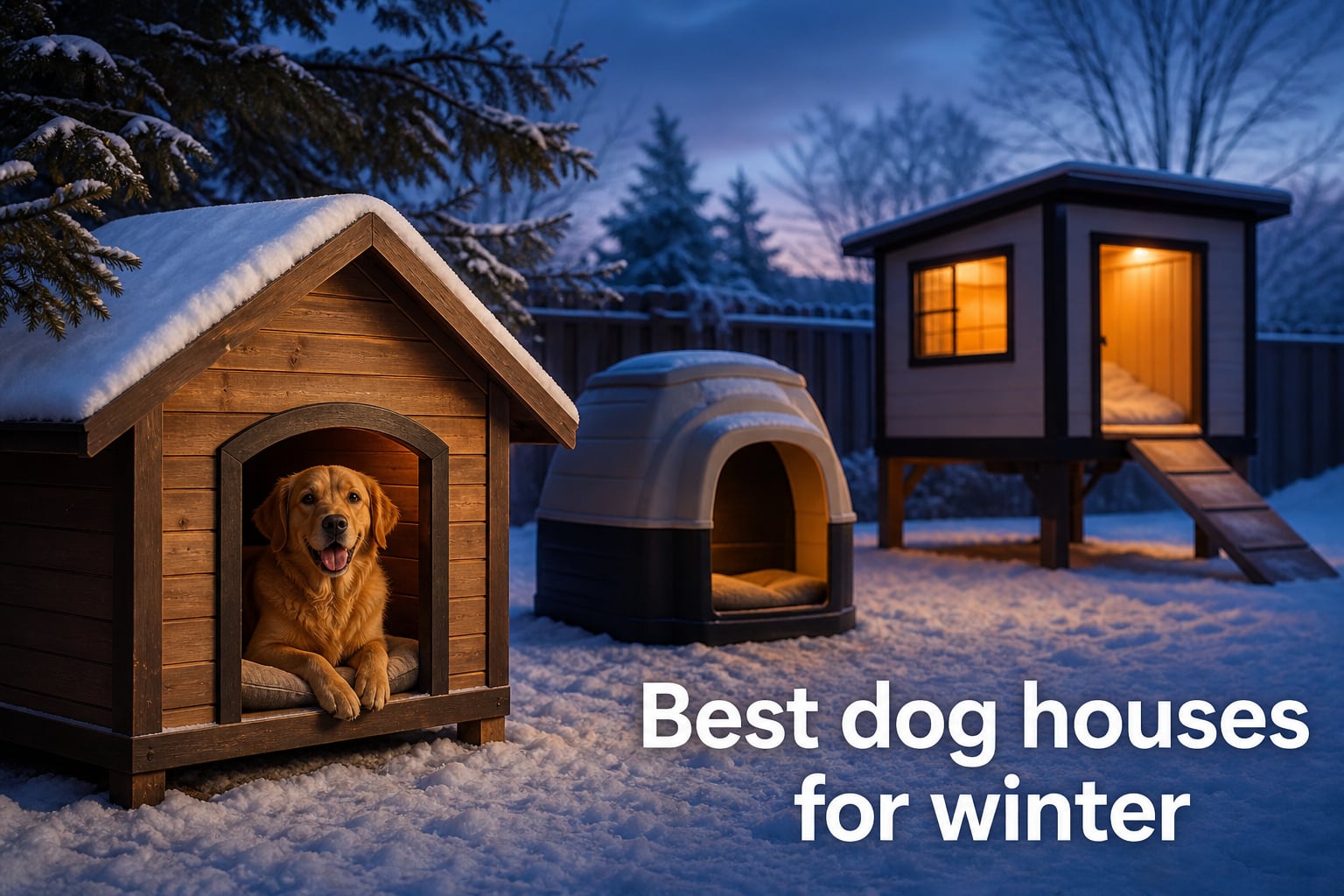Best dog houses for winter