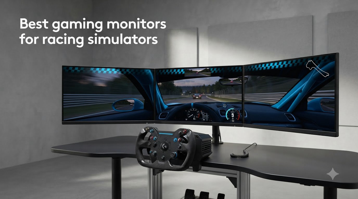 Best gaming monitors for racing simulators