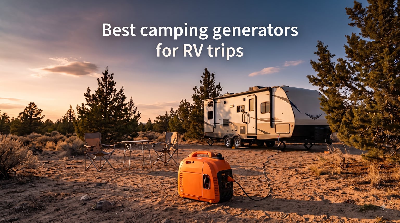 Best camping generators for RV trips