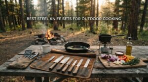 Best steel knife sets for outdoor cooking