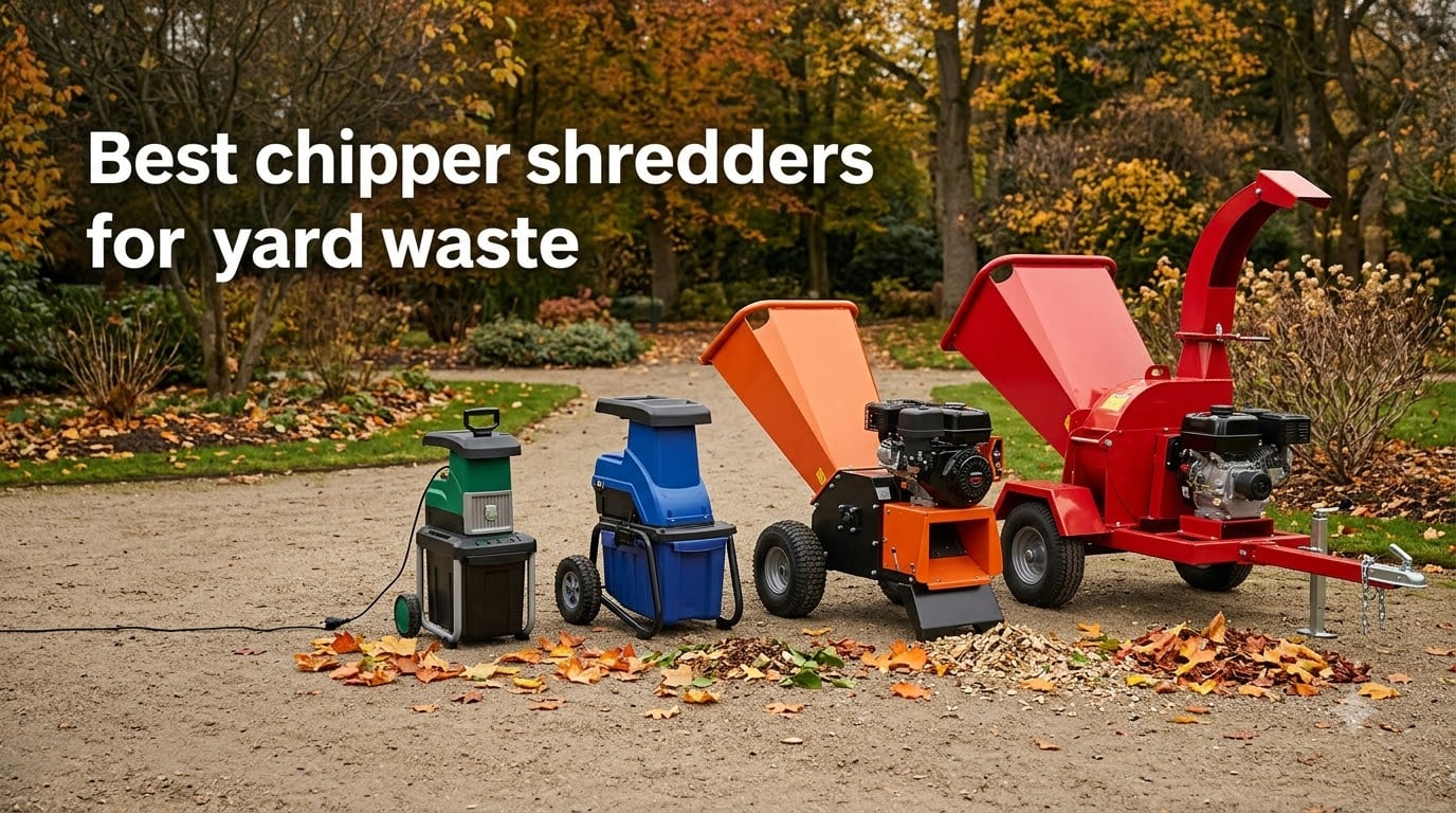 Best chipper shredders for yard waste