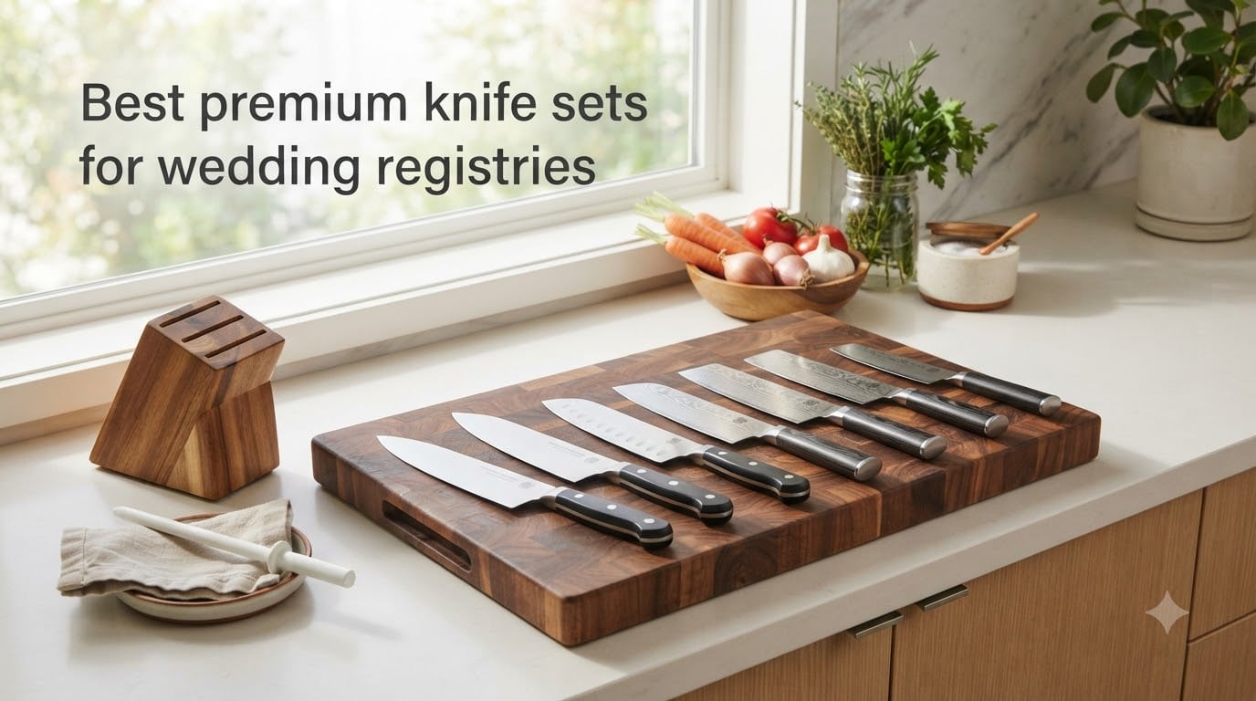 Best premium knife sets for wedding registries