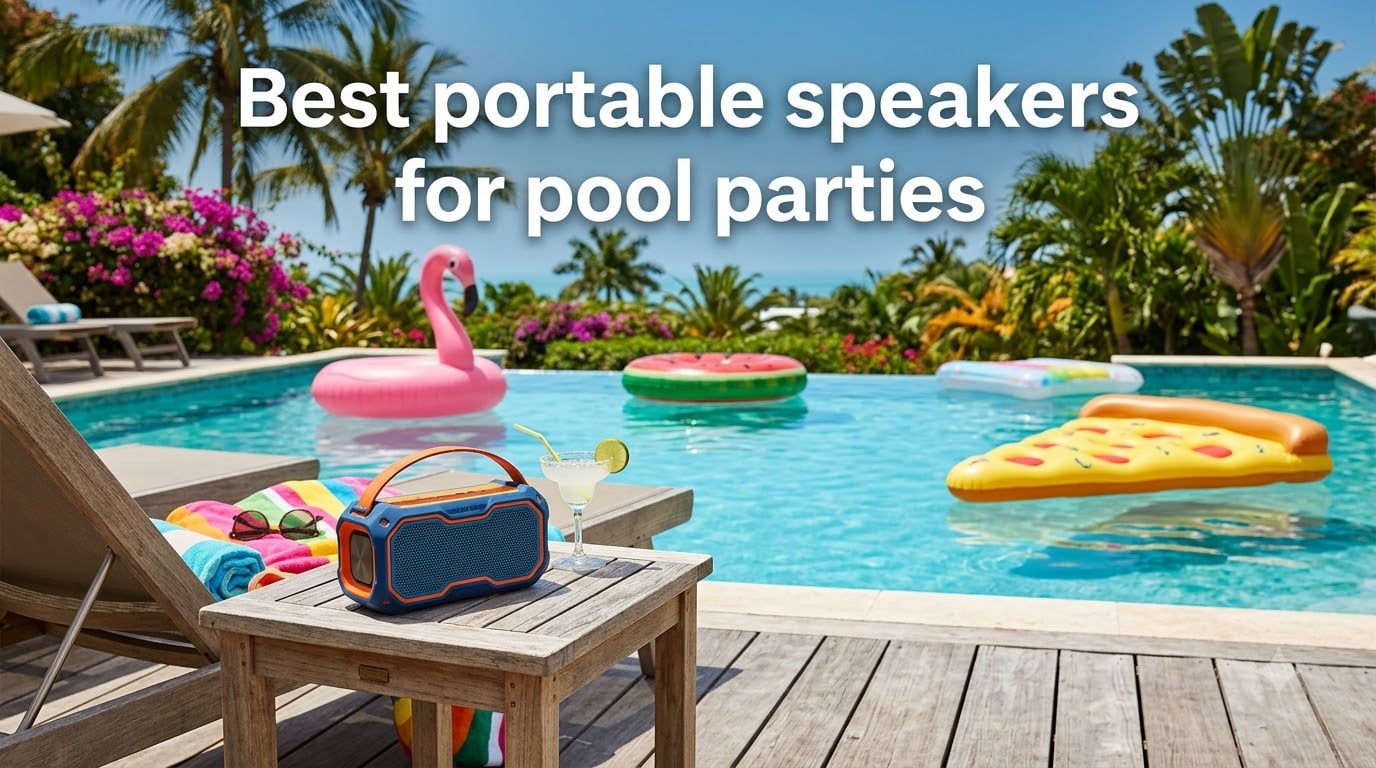 Best portable speakers for pool parties