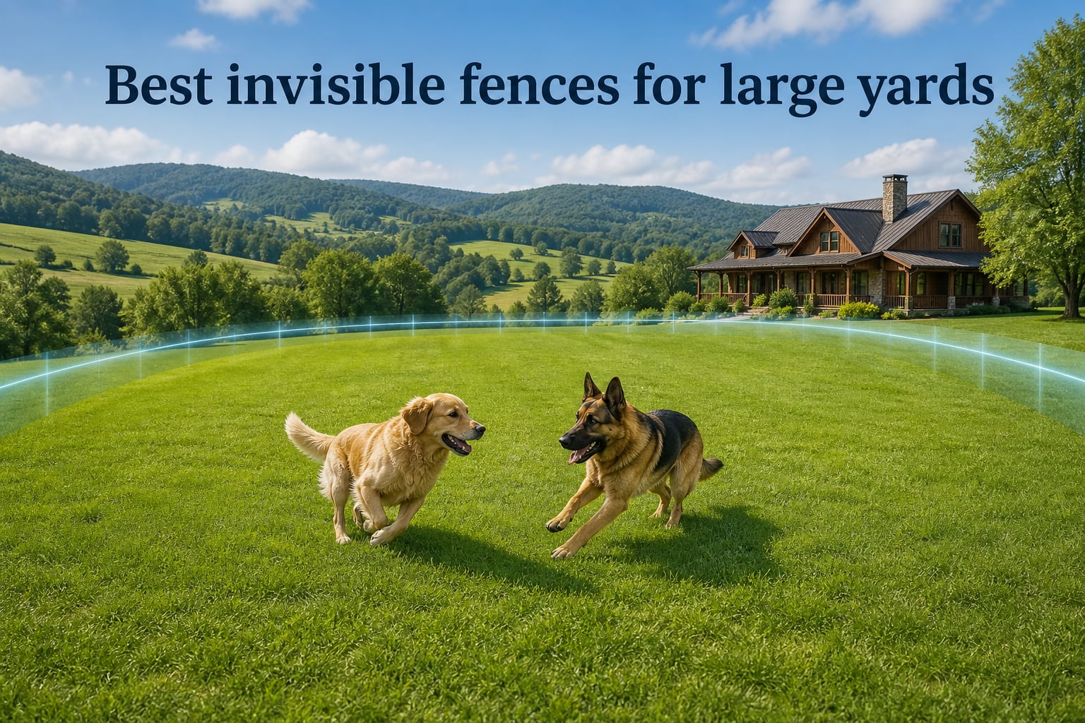 Best invisible fences for large yards