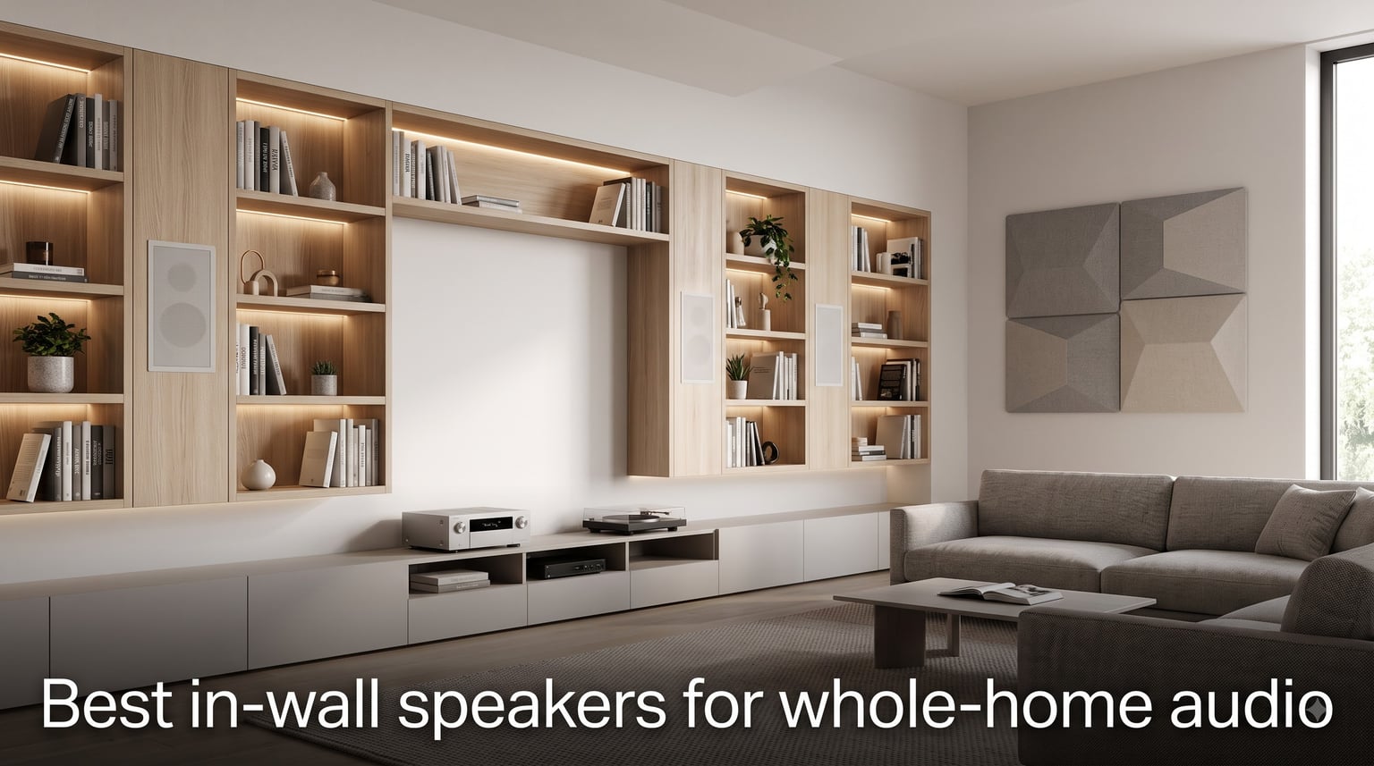 Best in-wall speakers for whole-home audio