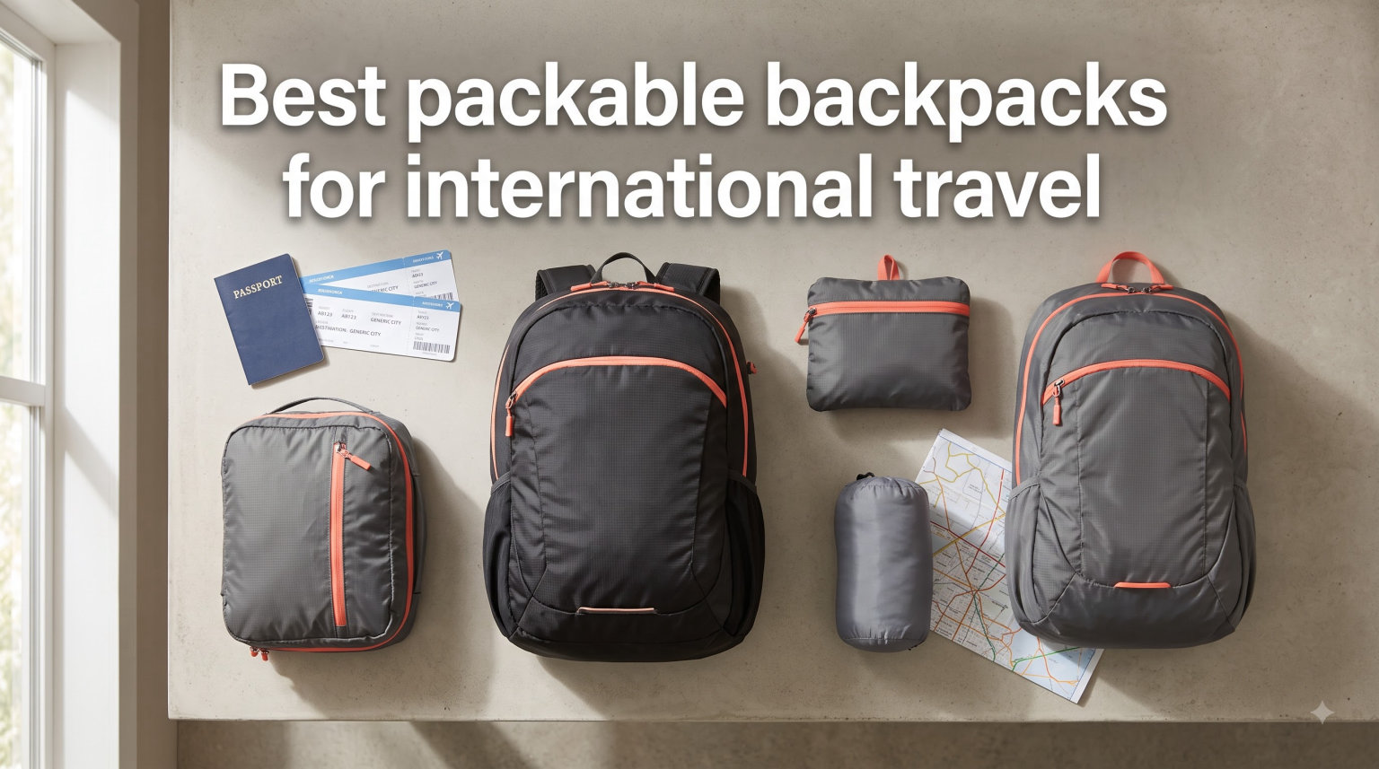 Best packable backpacks for international travel