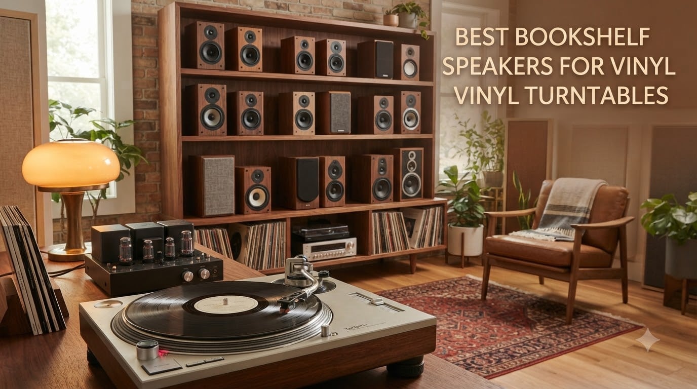 Best bookshelf speakers for vinyl turntables