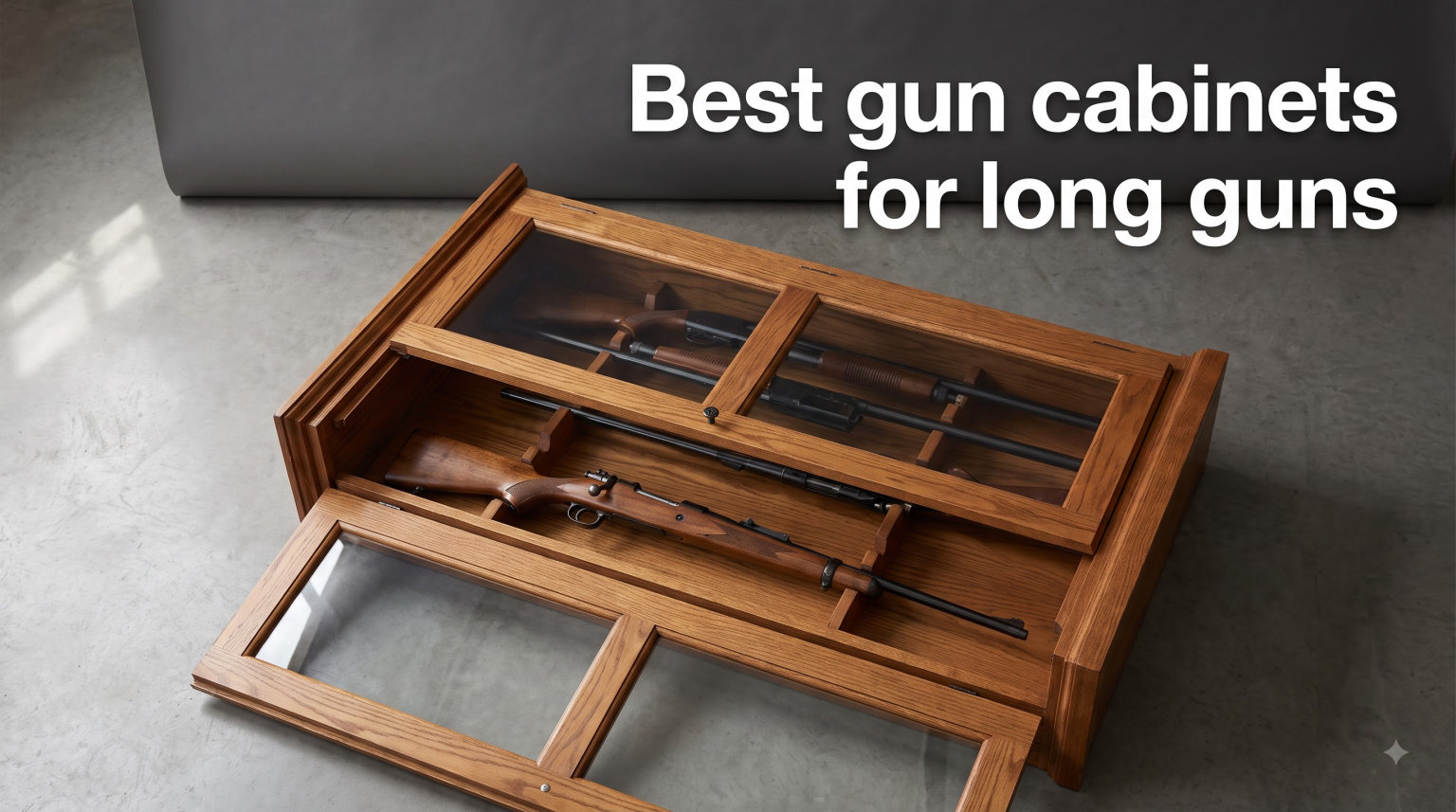 Best gun cabinets for long guns