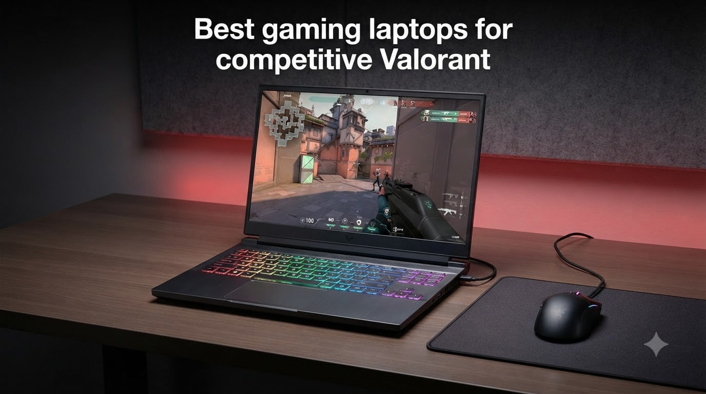 Best gaming laptops for competitive Valorant