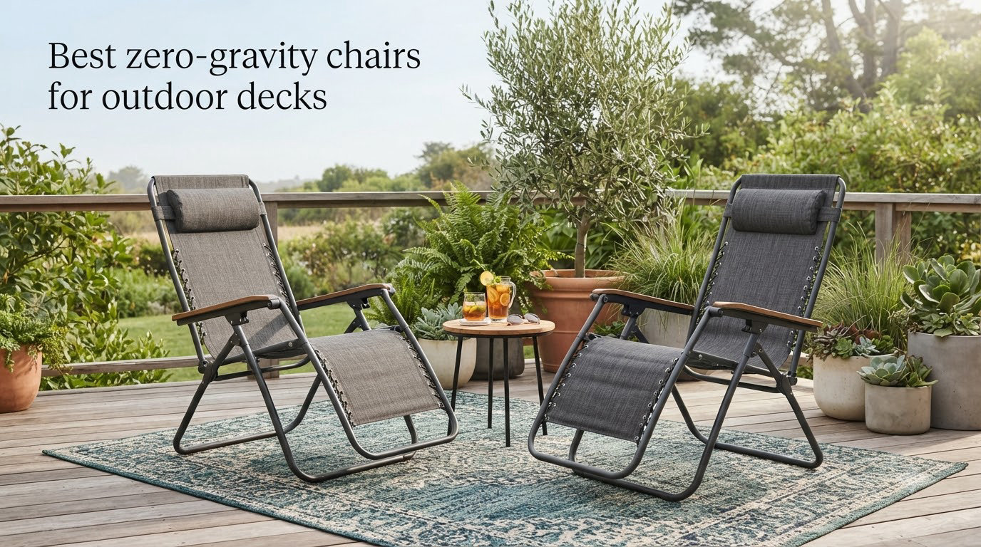 Best zero-gravity chairs for outdoor decks