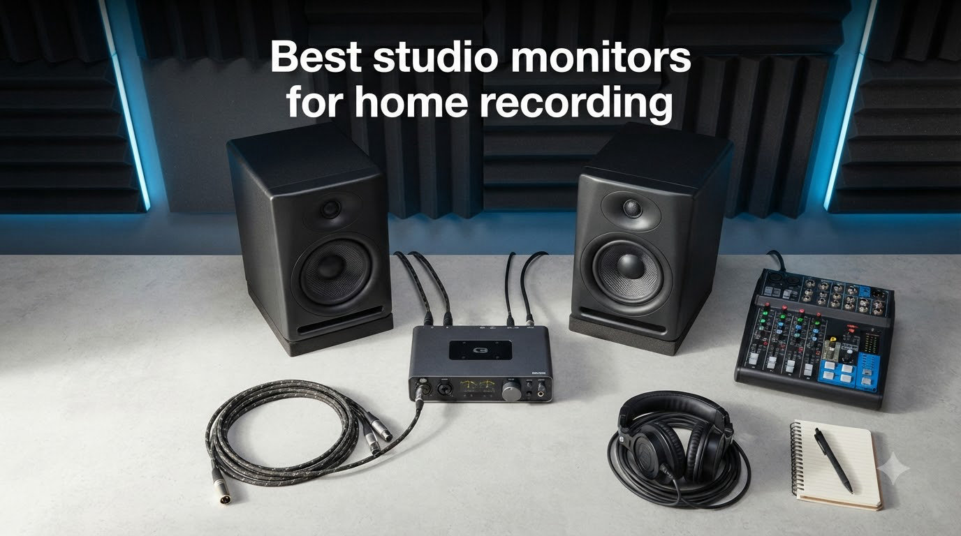 Best studio monitors for home recording