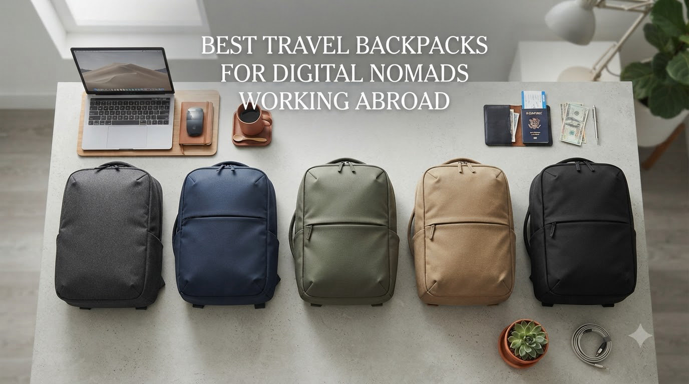Best travel backpacks for digital nomads working abroad