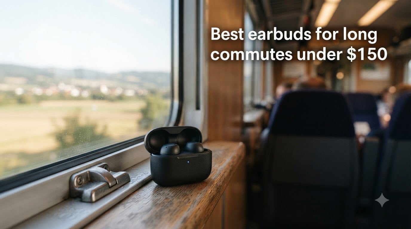 Best earbuds for long commutes under $150
