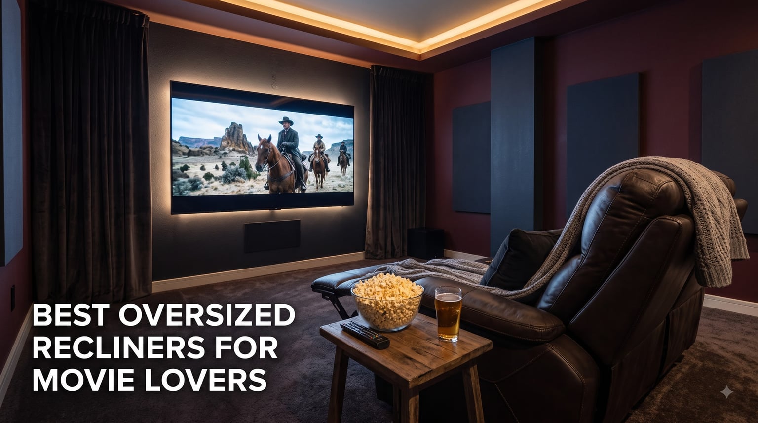 Best oversized recliners for movie lovers