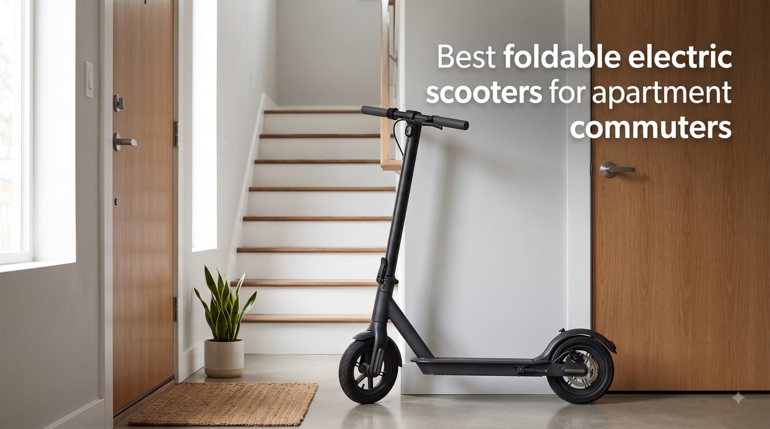 Best foldable electric scooters for apartment commuters