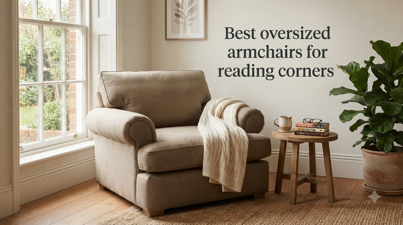 Best oversized armchairs for reading corners