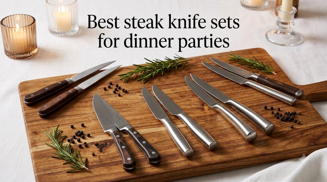 Best steak knife sets for dinner parties