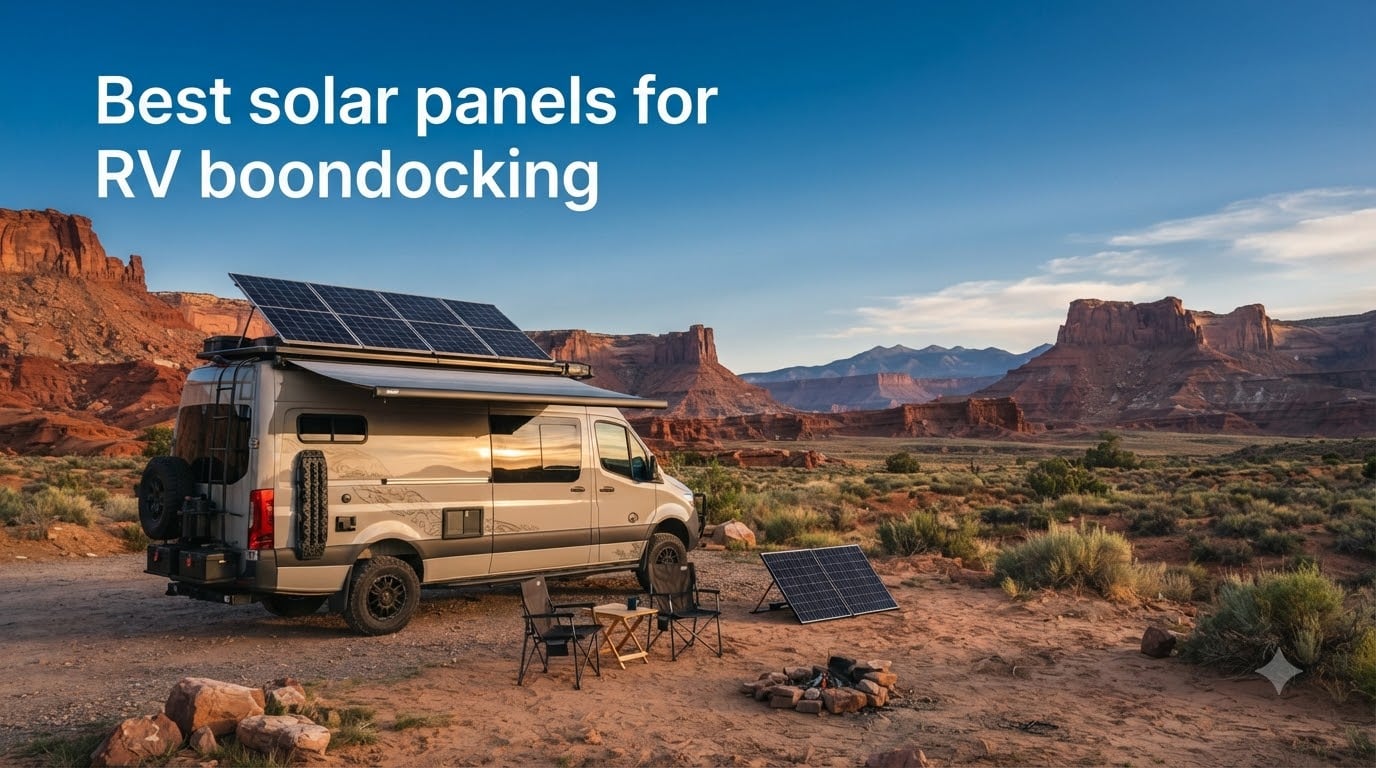 Best solar panels for RV boondocking