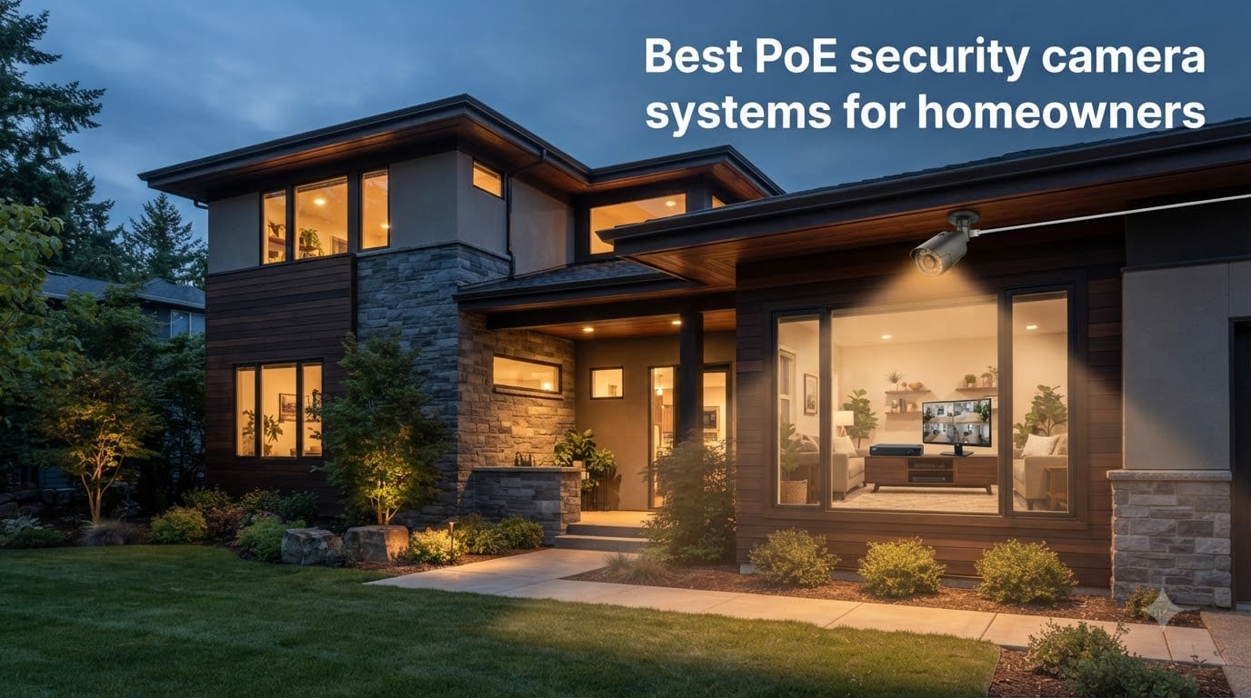 Best PoE security camera systems for homeowners