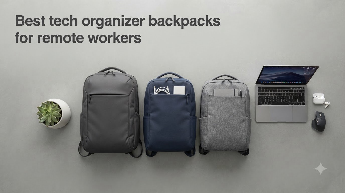 Best tech organizer backpacks for remote workers