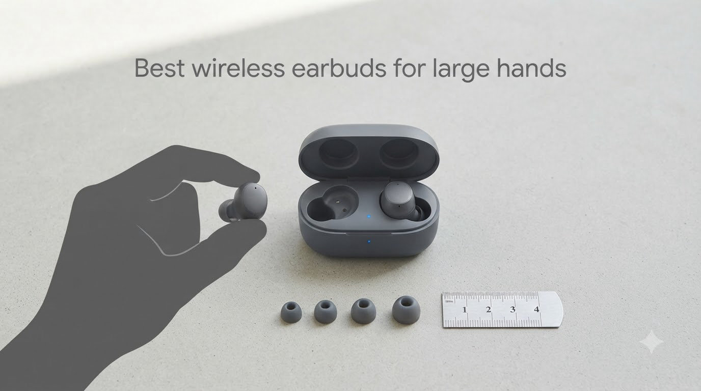 Best wireless earbuds for large hands