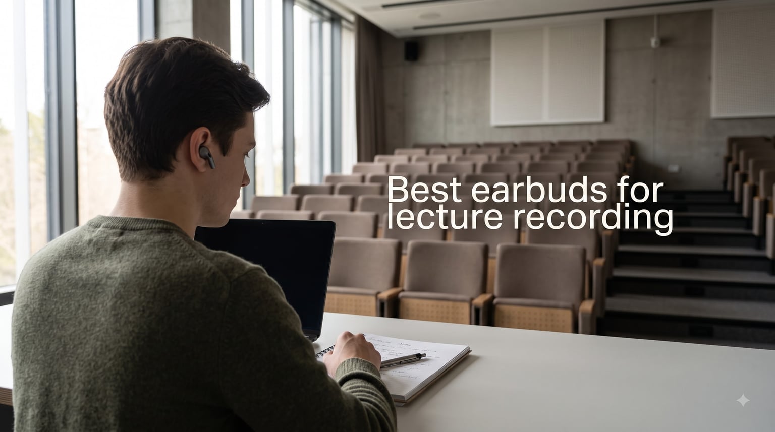 Best earbuds for lecture recording