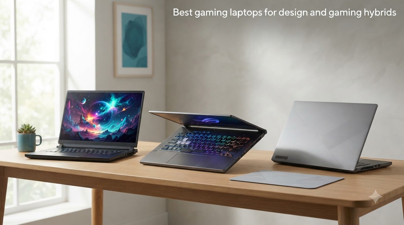 Best gaming laptops for design and gaming hybrids